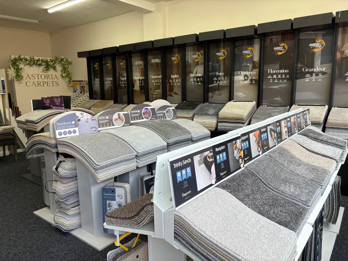carpet samples showroom astoria display newcastle foxglove flooring
