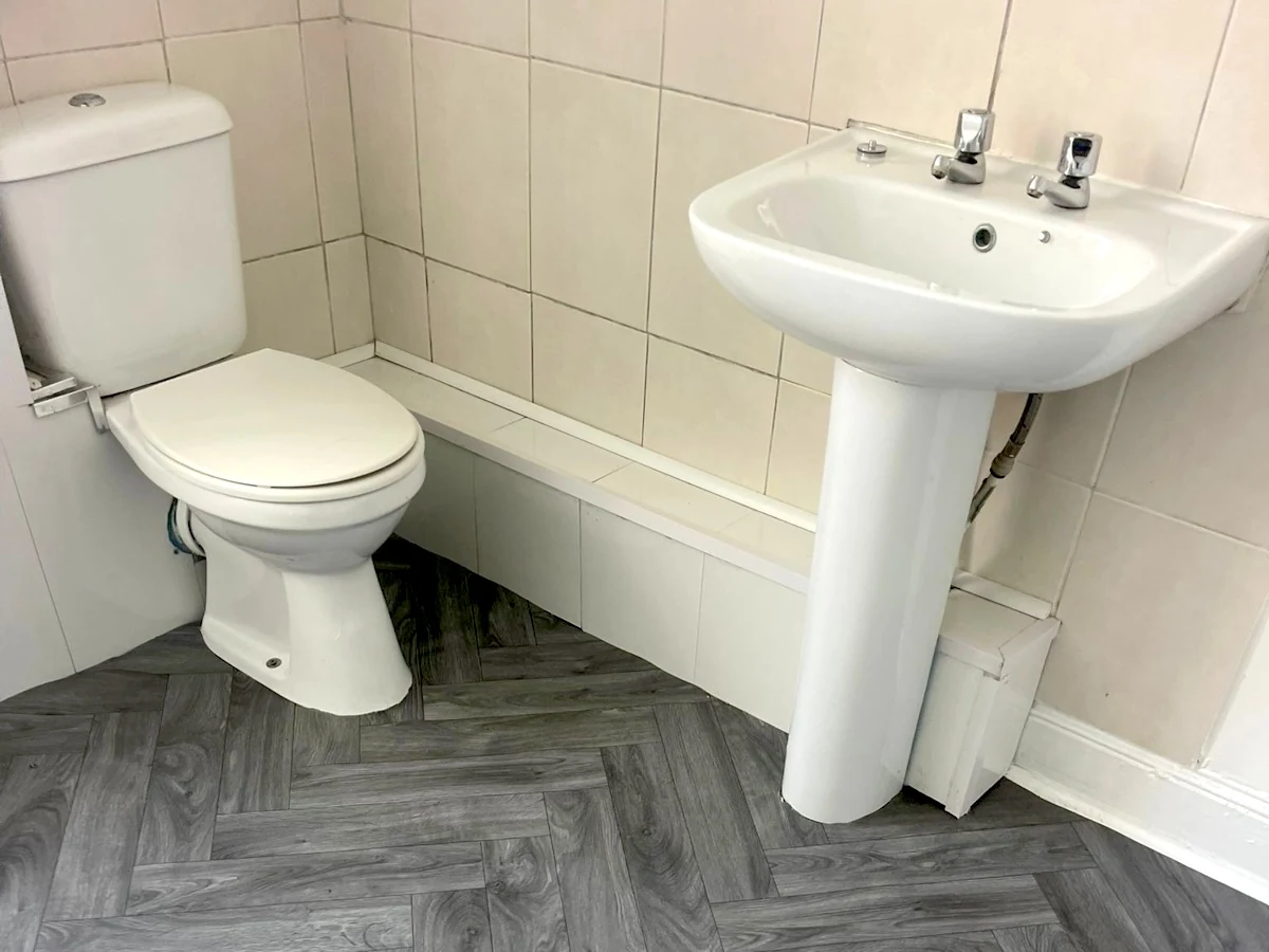 vinyl flooring grey bathroom installed newcastle foxglove flooring